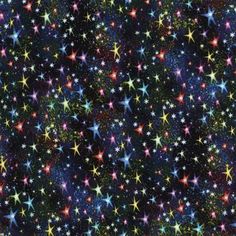 colorful stars in the night sky