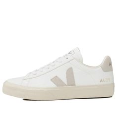 White Vulcanized Sole Sneakers For Everyday, Everyday White Vulcanized Sole Sneakers, Spring Low-top Sneakers With White Laces, Spring Off White Sports Sneakers, White Scratch-resistant Lace-up Sneakers, Classic Lace-up Sneakers With White Laces, Veja V-10 Sneakers, Vejas Campo Sneaker, Sneaker Collection