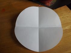 a piece of paper that has been cut in half