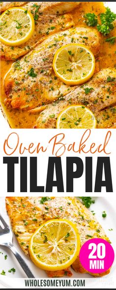 Baked Tilapia Recipe How To Cook Tilapia, Healthy Tilapia, Oven Fried Fish, Fish Meals, Tilapia Recipe