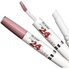 Maybelline Superstay 24 2-Step Lipcolor - ( so pearly pink) Maybelline Makeup Products, Kylie Gloss, Stay Forever, Maybelline Makeup, Moisturizing Lip Balm, Long Lasting Lipstick