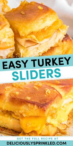 Looking for an easy dinner idea? This leftover turkey recipe is a simple family meal! In just 15 minutes, you can serve up these delicious turkey sliders on Hawaiian rolls. Pin this for later! Turkey Sandwich Sliders, Hawaiian Bread Sliders, Turkey Sliders On Hawaiian Rolls, Memorial Day Dinner, Hawaiian Roll Turkey Sliders, Kings Hawaiian Rolls, Sliders On Hawaiian Rolls, Sliders Recipes Turkey