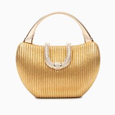 Gold 60 Plus, Luxury Bags Collection, Designer Clutch Bags, Designer Clutch, Fancy Bags, Gold Handbags, Evening Handbag, Beautiful Handbags, Handbag Black