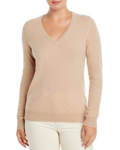 C by Bloomingdale's V-Neck Cashmere Sweater - 100% Exclusive Classic Fitted V-neck Sweater, Classic Fitted Cashmere V-neck Sweater, Classic Fitted V-neck Cashmere Sweater, Elegant Fitted Cashmere V-neck Sweater, Fitted Elegant Cashmere V-neck Sweater, Classic Spring Cashmere V-neck Sweater, Womens Cashmere Sweater, Jeweled Sweater, Black Knit Top