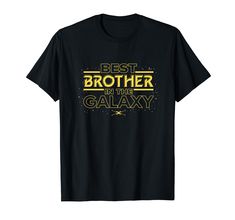 PRICES MAY VARY. Official Star Wars Merchandise スター・ウォーズ 銀河一の兄弟 家族旅行 誕生日 Lightweight, Classic fit, Double-needle sleeve and bottom hem Sister Hoodies, Star Wars Baby Shower, Brother Humor, Best Cousin, Uncle Tshirt, Galaxy Shirt, Uncle Birthday, Grandpa Birthday Gifts, Lips Shirt