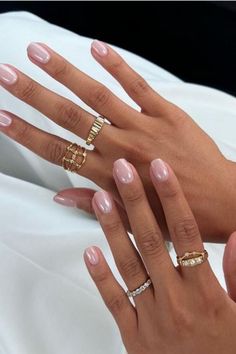 2024 Nail Color Trends, 2024 nail trends, nail color trends, pink nails, pink glazed nails, soft pink nails Bridesmaids Nails, Milky Nails, Graduation Nails, Spring Nail Trends, Manicure Nails