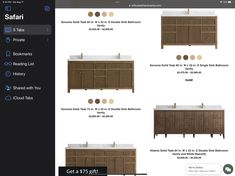 an image of kitchen cabinets and counter tops on the app store's web page