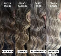 Oligo Calura Gloss Formulas, Hair Color Placement, Air Touch, Hair Levels, Hair Color Guide, Beige Blond, Redken Hair Color