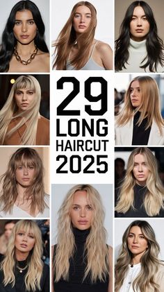 Latest Long Haircut For Women, Long Hair 2025 Trends, Haircut 2025 Trends Women Long, 2024 Curtain Bangs, Long Hair Fall 2024, Latest Haircuts For Women 2024, Long Thick Haircut, Long Haircuts 2024, 2024 Haircuts For Women Long Hair