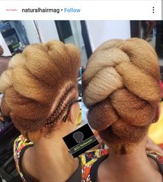 Bun Mohawk, Brown And Blonde, Elegant Hairstyle, Weave Styles, Beauty Rituals, Natural Black Women, Ancient Beauty, Hair Help