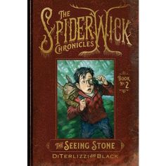 the spiderwick book cover with an image of a young boy