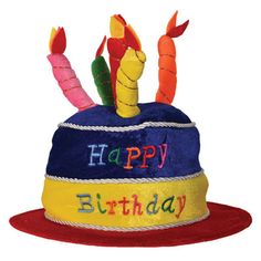 Celebrate birthdays in style with our Plush Birthday Cake Hat! This fun and colorful hat is perfect for birthday parties and themed events. Made of high-quality plush material, it is comfortable to wear and adds a festive touch to any celebration. Beistle | Beistle Plush Birthday Cake Hat | 12 | Wayfair Cake Hat, Birthday Cake Illustration, Cartoon Birthday Cake, Colorful Birthday Cake, Cartoon Birthday, Birthday Hats, Holiday Party Themes, Cake Illustration, Birthday Accessories