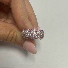 Suzy Levian Sterling Pink Sapphire Created White Sapphire Ring Nwt Style#Sz13r0461a-Ps Sold As Is, No Returns Levian Jewelry, White Sapphire Ring, White Sapphire, Pink Sapphire, Womens Jewelry Rings, Sapphire Ring, Pink White, Sapphire, Women Jewelry