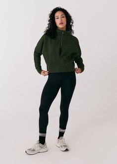 The Clover half-zip is the perfect layer for weekends in or for running all your errands. This design has a relaxed fit, high neck and dolman sleeves for effortless movement. Mens Jackets Fall, Half Zip Top, Outfit Inspiration Fall, Dog Jacket, Pullover Sweater Women, Fall Jackets, Bag Dress, Swimwear Accessories, Lightweight Jacket