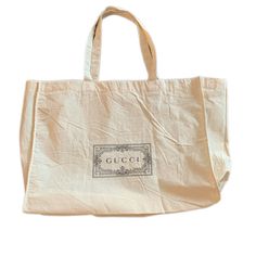 100% Authentic Gucci Brand New, Never Been Used Large Gucci Tote Bag And Home Shop My Closet With , , + Sales, Ratings , Ii ! Gucci Beige Bag With Logo, Gucci Bags With Logo For Everyday Use, Rectangular Bags With Designer Logo, Casual Gucci Shoulder Bag For Travel, Designer Logo Rectangular Shopping Bag, Rectangular Designer Logo Bag, Designer Logo Bags For Shopping, Designer Everyday Bag With Logo, Elegant Bag With Designer Logo For Everyday Use