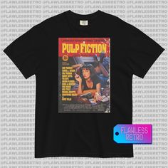 the pulp fiction movie poster t - shirt