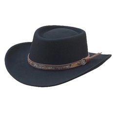 You'll be looking like a million bucks in the Gambler hat from Silverado. Made right here in the USA, this amazingly comfortable cowboy hat has a super soft, super absorbent Dri-Lex sweatband that is made from naturally renewable materials. This Gambler i Country Style Flat Bill Hat For Country Events, Flat Bill Hats For Kentucky Derby, Kentucky Derby Flat Bill Hat, Western Style Fitted Hat With Flat Bill, Fitted Felt Hat With Flat Bill For Country Events, Country Style Wide Brim Top Hat For Outdoor, Black Flat Bill Hat For Ranch, Fitted Flat Bill Felt Hat For Country Events, Western Brimmed Hat