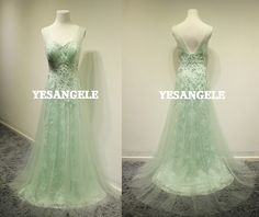 Mint Green Long Prom Dresses,Tulle Prom Dresses 2015,Two Green Prom Dresses Long, Green Prom Dress Long, Prom Dresses Tulle, Green Prom Dresses, Bridal Dressing Gown, Prom Dress 2014, Dresses Tulle, Green Prom, Prom Dresses 2015