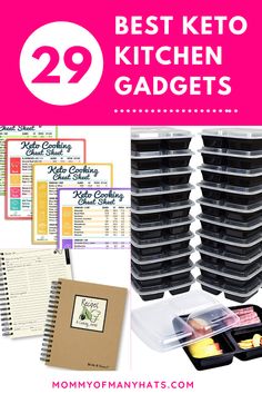 Easy keto tips, tricks and gadgets to make meal planning simple for beginners. 29 of the best keto gadgets for food storage and food prepping to make your weight loss journey successful.  Via MommyOfManyHats.com Artsy Furniture, Makeup Pattern, Food Prepping, Home Layout, Keto Tips, Kitchen Design Color, Kitchen Tiles Design