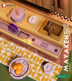 an image of a magazine cover with kitchen items on it