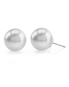 Simplicity and elegance have never made such a perfect combination. A beautiful pair of 8mm White Australian South Sea pearls on elegant 14K white gold stud backings. Finding pearls in this unique South Sea color is very rare and will make a perfect match with one of our elegant white pearl necklaces. The pearl earrings have a 'Very High' grade luster, our highest grade available. If you have any questions, feel free to call us anytime at 1-866-87-Pearl (1-866-877-3275). South Sea Pearls Earrings, White Gold Studs, White Pearl Necklace, Gold Pearl Earrings, Sea Pearl, White Freshwater Pearl, Sea Pearls, South Sea Pearls, The Pearl