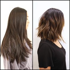 “Soft Undercut is great for thick hair. Remove weight & create movement. Color: @mizzchoi” Hair Remove, Haircuts For Thick Hair, Stylish Short Haircuts, Long Bob Haircuts, Short Hairstyles For Thick Hair, Short Hair Balayage