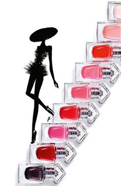 Guerlain La Petite Robe Noire Nail Color, launching in the US for summer 2016 Burgundy Walls, Super Hair, Nail Studio, Red Hair Color, New Hair Colors