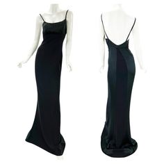 Check out this item from 1stdibs! NWT Tom Ford for Gucci SS 2001 Black Silk Dress Gown Italian 40 - US 4 : https://www.1stdibs.com/id-v_22811382 Black Silk Long Dress, Vintage Gucci Dress, Evening Lighting, Vampire Core, Barbie Closet, Tom Ford Dress, Tom Ford For Gucci, Chic Closet, Silk Long Dress