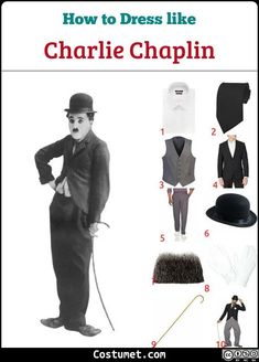 how to dress like charlie chaplin from the addams movie costume guide for boys