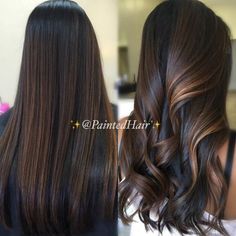 Cinnamon Hair, Brown Balayage, Long Brown Hair, Normal Hair, Hair Painting