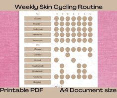 ♥WEEKLY SKIN CYCLING ROUTINE♥ Get the MOST from your skincare. Take your skincare routine to the next level without the fuss of figuring it all out. As suggested by dermatologist Dr. Whitney Bowe. Give your skin the chance to benefit from active ingredients, but minimise irritation by giving it a breather on those recovery nights. Skin cycling is a four-night regimen including exfoliation, retinol, and recovery. It's designed to provide maximum exfoliation and retinol benefits while giving the s Skin Cycling Routine, Dr Whitney Bowe, Retinol Benefits, Skin Cycling, Skin Care Guide, Skin Regimen, Painted Faces, Girly Stuff, Retinol