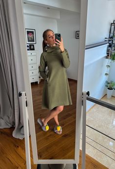 Our Sweater dress is made from a soft cotton material with brushed inside. Made to keep you warm and comfy indoors and outdoors. The dress has a loose-fit style. Designed with a big hood and pocket in the front.  It's the perfect piece to wear in between workouts and for your cozy days. D E S I G N   D E S C R I P T I O N * Loose fit style * Hooded back * The inside of the hood is decorated with grey fabric * Long sleeves  * Front pocket * Brushed inside D E T A I L S * Sizes: XS - 2XL * 80% cotton, 20% polyester. * Model is 172 cm | 5'6 and is wearing BROWN, BURGUNDY RED in size SMALL (S). Please choose another color and size on the right. Y O U R - S P E C I A L - W I S H E S I can make the following adjustments upon your special request: * Lengthen or shorten the sleeves. * Lengthen or Cotton Sweatshirt Dress For Winter Loungewear, Winter Cotton Sweatshirt Dress For Loungewear, Long Sleeve Cotton Sweatshirt Dress For Loungewear, Oversized Hooded Sweatshirt Dress For Winter, Oversized Hooded Winter Dress, Cotton Hooded Sweatshirt Dress For Loungewear, Oversized Hooded Sweatshirt Dress, Relaxed Fit Sweatshirt With Double-lined Hood For Loungewear, Cotton Sweatshirt Dress With Drawstring Hood