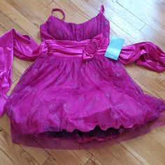 Brand New Junior Dress, Size 7 Y2k Prom Dress, Junior Dress, Barbie Pink Dress, Flower Pattern Dress, Red Strapless Dress, Smart Dresses, Sequin Formal Dress, Blue Dress Formal, Smart Dress