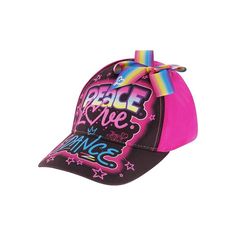 These Adorable Little Girl’s Baseball Hats featuring JoJo from Nickelodeon are the perfect Baseball Hat that your Girl will be proud to wear and show off anywhere she goes. She will be ready for all her daily activities with this fun and stylish Baseball Cap. This Hat Makes a great Gift for your JoJo fan and is sure to be her favorite accessory in no time. Fun Multicolor Sports Hat, Fun Adjustable Hats For Play, Fun Adjustable Hat For Play, Adjustable Fun Hat For Play, Adjustable Novelty Sports Hats, Adjustable Multicolor Hat For Play, Adjustable Baseball Cap For Play, Adjustable Multicolor Novelty Hat, Multicolor Play Cap