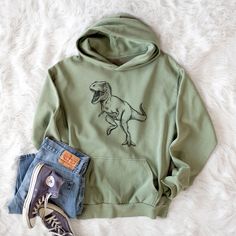 Tyrannosaurus Rex - Urban Heavyweight Hoodie - Because Tees Ocean Cleanup, Heavyweight Hoodie, Dinosaur Shirt, Leopard Gecko, Style Savvy, Tyrannosaurus Rex, Just Run, Individual Style, Unisex Hoodies