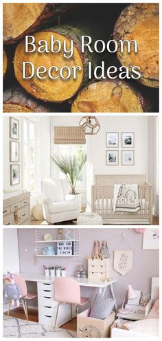 the baby room is decorated in pastel colors and features furniture, including a crib