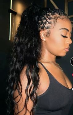 Boho Knotless Braids Hairstyles, Knotless Braids Hairstyles, Boho Knotless Braids, Boho Knotless, Twisted Hair, Bohemian Braids, Feed In Braids Hairstyles, Cute Box Braids Hairstyles, Protective Hairstyles Braids