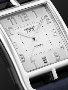 Hermès Timepieces' iconic 'Cape Cod' watch is known for its elegant simplicity. Designed in honour of the American East Coast destination, this model is designed with a stainless steel case that resembles a nautical anchor chain and has a sleek white dial with silver numerals. It's powered by a Swiss-made calibre H1912 automatic movement with 45-hour power reserve and fastens with a tan leather strap. For warranty information, please refer to details & care Anchor Chain, Nautical Anchor, Navy Leather, White Dial, Mr Porter, Cape Cod, Luxury Watches, Stainless Steel Case, Tan Leather