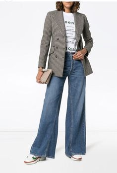 Wide Leg Jeans Outfit Winter Casual, Wide Leg Jeans Outfit Winter, Wide Leg Jeans Outfit Casual, Wide Leg Jeans Winter, Wide Leg Jeans Outfits, Vestiti In Jeans, Elegantes Outfit Damen, Wide Leg Jeans Outfit, Jeans Ideas