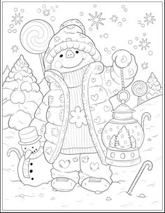 Digi Stamps Free, Snowman Patterns, Snowman Coloring, Lynette Anderson, Card Images, Primitive Snowmen