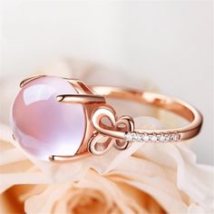 Level up looks with a subtle touch of shine by donning this ring featuring a shining 18-karat rose gold plating. Face: 0.39'' W x 0.39'' H Adjustable 18k rose gold-plated copper / cubic zirconia / rose quartz Ring Butterfly, About Rose, Butterfly Fashion, Fancy Necklace, Jewelry Picture, Butterfly Ring, Ring Pictures, Crystal Ring, Vintage Butterfly