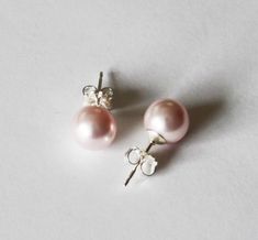 4mm 6mm 8mm Light pink pearl stud earrings Pink pearl | Etsy Classic Pink Pearl Earrings As A Gift, Classic Pink Earrings For Wedding, Hypoallergenic Pink Pearl Earrings As Gift, Hypoallergenic Pink Pearl Earrings For Gift, Pink Pearl Earrings For Anniversary, Pink Pearl Earrings For Wedding, Delicate Pink Pearl Earrings For Gift, Delicate Pink Pearl Earrings As Gift, Classic Pink Pearl Earrings For Wedding