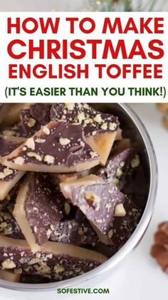 how to make christmas english toffee it's easier than you think so much