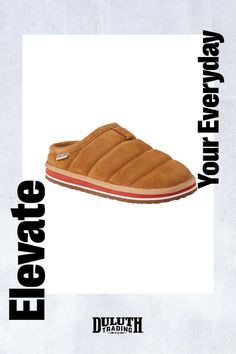 Crafted from premium suede with soft faux shearling to cradle your tootsies, Duluth Slide Slippers are tough enough to go indoors or out. Comfortable Suede Slippers For Outdoor, Outdoor Suede Slippers With Rubber Sole, Suede Slippers With Plush Lining And Round Toe, Slide Slippers, Slipper Shoes, Womens Slippers, Suede Leather, Daily Wear, Slippers