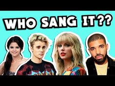 four people are shown with the words who sang it?