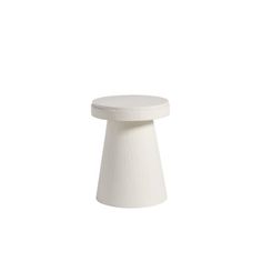 a white ceramic table top on a white background with the lid off and one leg up