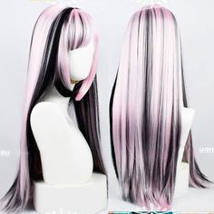 Gemini Hair, Party Wig, Dyed Hair Inspiration, Kawaii Hairstyles, Pretty Hair Color, Dye My Hair, Hair Dye Colors, Hair Reference, Long Straight Hair