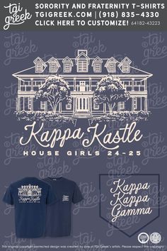 Kappa Kappa Gamma merch from TGI Greek! Sorority style, sorority fashion, sorority gifts, tgigreek, bid day shirts, big little shirts, recruitment shirts, parents weekend shirts, philanthropy shirts, sorority designs, sorority apparel, bid day designs, fraternity rush shirt, fraternity philanthropy designs, dads weekend designs, moms weekend designs, fraternity shirts, fraternity tshirts, sorority shirts, custom shirts, custom sorority shirts, custom fraternity apparel, custom tees Alpha Phi Shirts, Alpha Gamma Rho, Delta Tau Delta, Pi Shirt, Phi Delta Theta, Pi Kappa Alpha, Sigma Alpha Epsilon