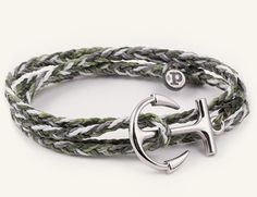 Pura Vida Silver Anchor Green | $24, puravidabracelets.com Pura Vida Bracelets, The Anchor, Unique Bracelets, Bracelets Jewelry, String Bracelet, Local Artisans