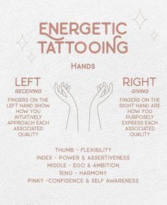 the benefits of energettic tattooing for hands and how to use them